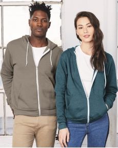 BELLA + CANVAS-Unisex Sponge Fleece Full-Zip Hoodie-3739